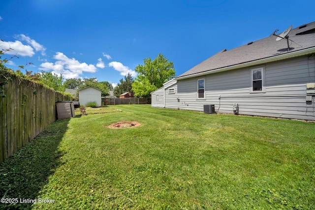 2060 S Preston St, Louisville, KY 40217 - view of yard with cooling unit, a shed, and an outbuilding