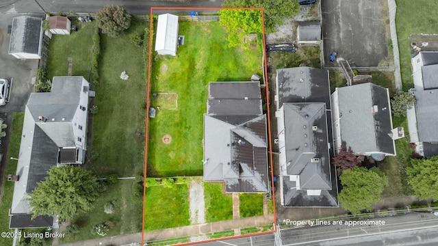 2060 S Preston St, Louisville, KY 40217 - aerial view of residential area with property boundaries highlighted