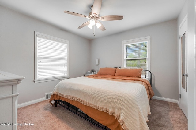 4203 Hewitt Ave, Louisville, KY 40220 - bedroom featuring carpet, baseboards, and a ceiling fan