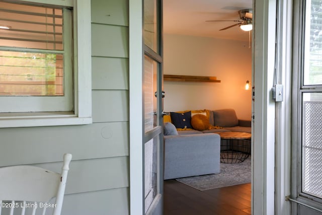 3101 Radiance Rd, Louisville, KY 40220 - balcony featuring ceiling fan