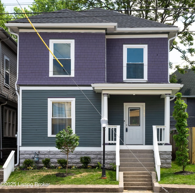 1245 S 7th St, Louisville, KY 40203 - view of front facade with a porch
