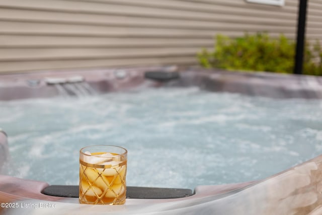 exterior details with a sink
