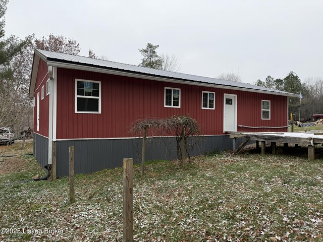 301 Coopers Point Rd, Leitchfield, KY 42754 - view of home's exterior featuring metal roof