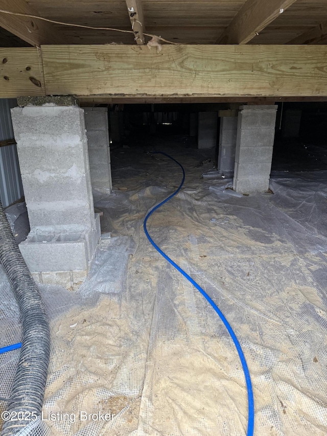 301 Coopers Point Rd, Leitchfield, KY 42754 - view of inside crawl space