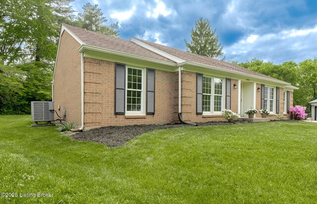 4002 Ciremos Ter, Louisville, KY 40241 - single story home featuring brick siding, a front yard, and roof with shingles