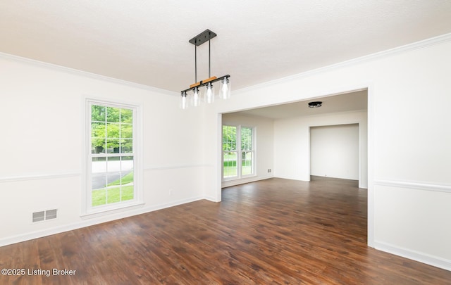 4002 Ciremos Ter, Louisville, KY 40241 - unfurnished dining area with ornamental molding, healthy amount of natural light, wood finished floors, and baseboards