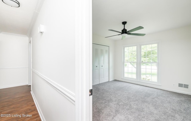 4002 Ciremos Ter, Louisville, KY 40241 - hallway with baseboards and crown molding