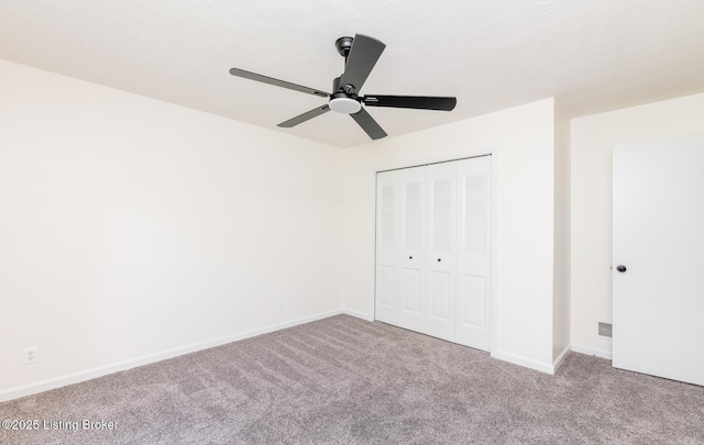 4002 Ciremos Ter, Louisville, KY 40241 - unfurnished bedroom featuring carpet floors, a closet, baseboards, and ceiling fan