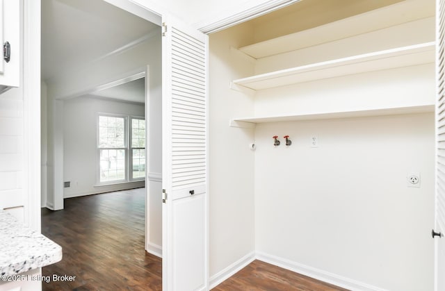 4002 Ciremos Ter, Louisville, KY 40241 - mudroom with dark wood-style floors and baseboards