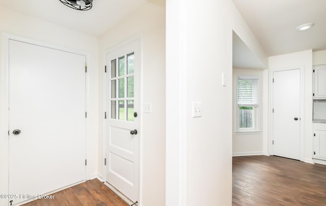 4002 Ciremos Ter, Louisville, KY 40241 - foyer with dark wood finished floors and baseboards