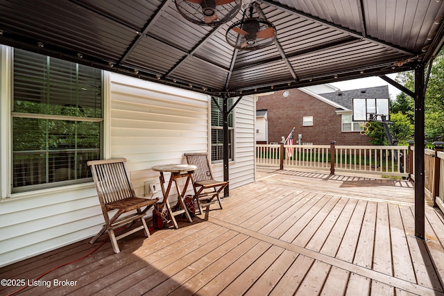 13216 Willow Forest Dr, Louisville, KY 40245 - deck featuring a gazebo