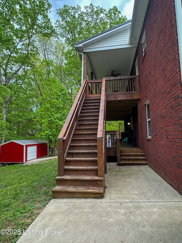 view of staircase