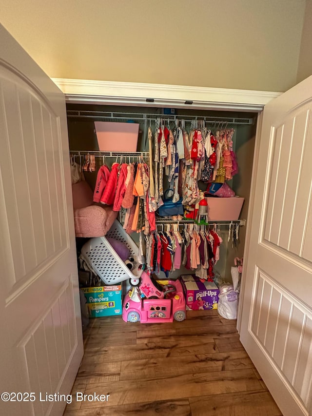 view of closet