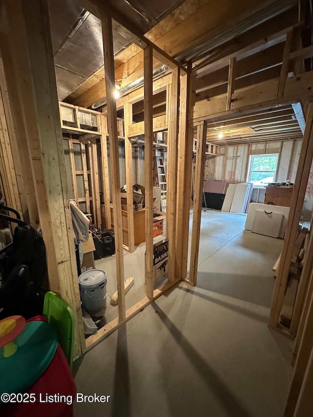 misc room featuring concrete flooring