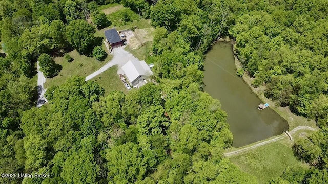 1300 Midway Ln, Springfield, KY 40069 - aerial overview of property's location with a nearby body of water