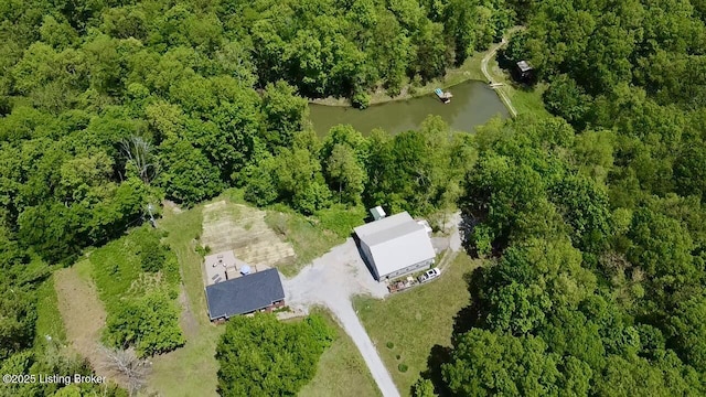 1300 Midway Ln, Springfield, KY 40069 - aerial overview of property's location with a large body of water