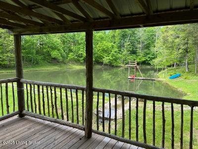 1300 Midway Ln, Springfield, KY 40069 - wooden terrace with a water view