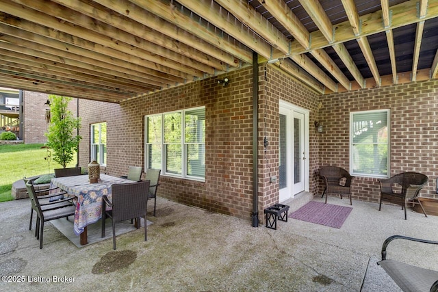 2421 Irish Bend Ct, Fisherville, KY 40023 - view of patio featuring outdoor dining space