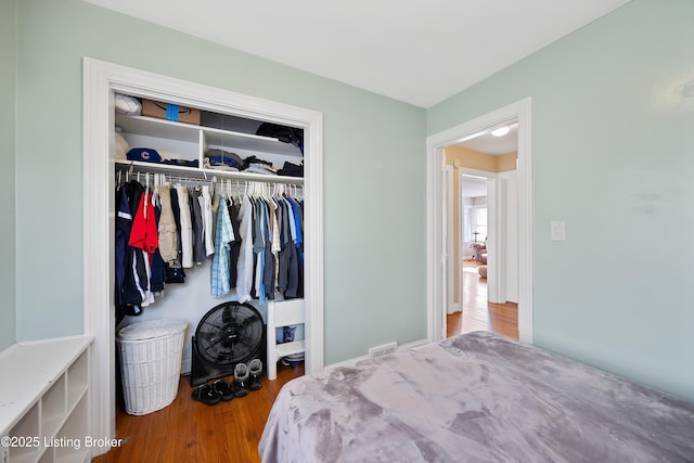 17 Denham Rd, Louisville, KY 40205 - bedroom featuring wood finished floors and a closet
