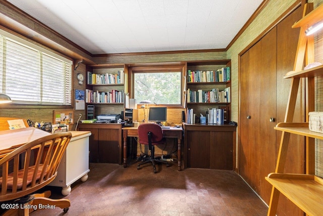 12715 Westport Rd, Louisville, KY 40245 - office with plenty of natural light and crown molding