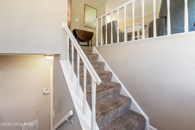view of staircase