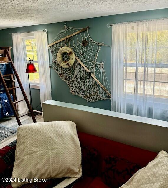 116 Spring Meadow Cir, Campbellsville, KY 42718 - bedroom featuring wood finished floors and a textured ceiling