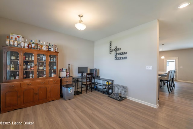 11905 Parkside Vista Ln, Louisville, KY 40229 - home office with wood finished floors and baseboards