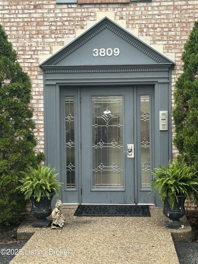 3809 Chamberlain Ln Unit D, Louisville, KY 40241 - view of exterior entry with brick siding