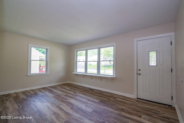 522 Lee Rd, Elizabethtown, KY 42701 - foyer with dark wood-type flooring, plenty of natural light, and baseboards