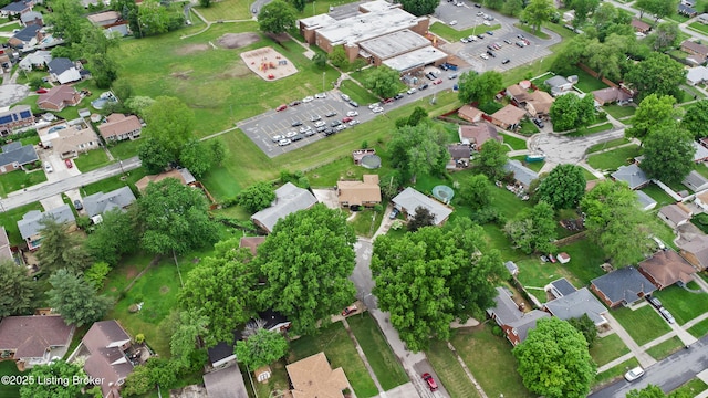 1507 Hobart Ct, Louisville, KY 40216 - aerial view of property's location with nearby suburban area