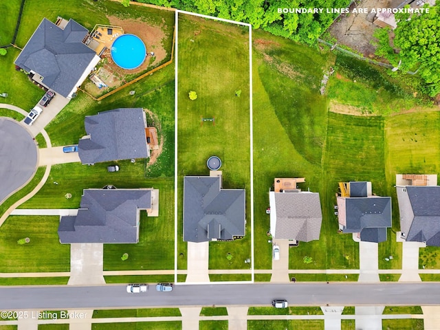 361 Williamsburg Dr, Mt Washington, KY 40047 - aerial overview of property's location with property parcel outlined