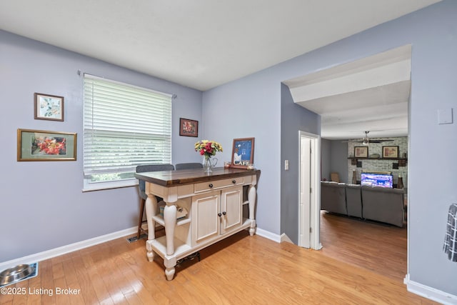 11310 Corston Ct, Louisville, KY 40241 - hall with baseboards and light wood finished floors