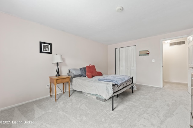 11310 Corston Ct, Louisville, KY 40241 - bedroom featuring light carpet, a closet, and baseboards