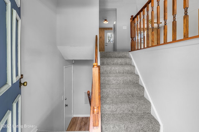 view of staircase