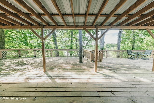 656 Hinton Hills Loop, Hardinsburg, KY 40143 - deck with outdoor dining space