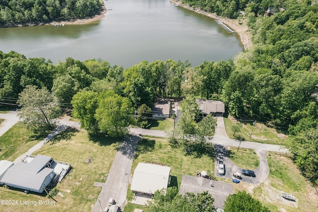 656 Hinton Hills Loop, Hardinsburg, KY 40143 - aerial overview of property's location featuring a nearby body of water