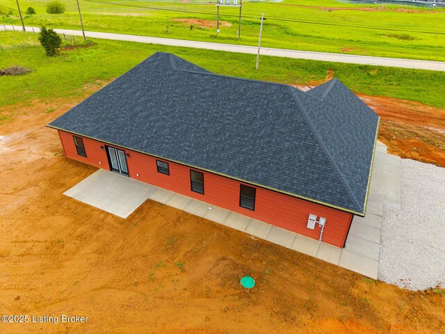 view from above of property
