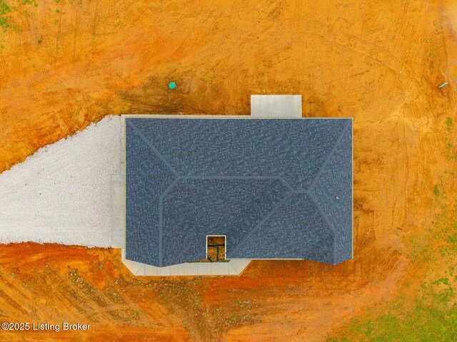 view from above of property