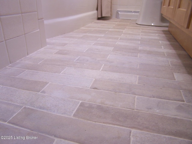 132 Goodloe Ave, Bloomfield, KY 40008 - detailed view of a baseboard radiator