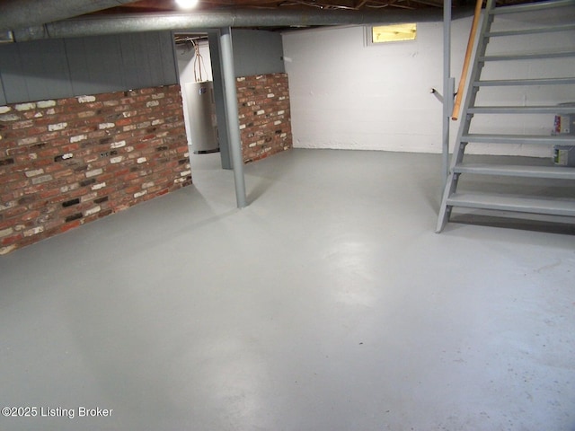 132 Goodloe Ave, Bloomfield, KY 40008 - unfinished basement featuring stairs