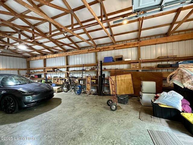 2212 Duff Rd, Leitchfield, KY 42754 - garage with metal wall