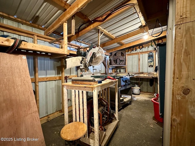 2212 Duff Rd, Leitchfield, KY 42754 - miscellaneous room featuring a workshop area