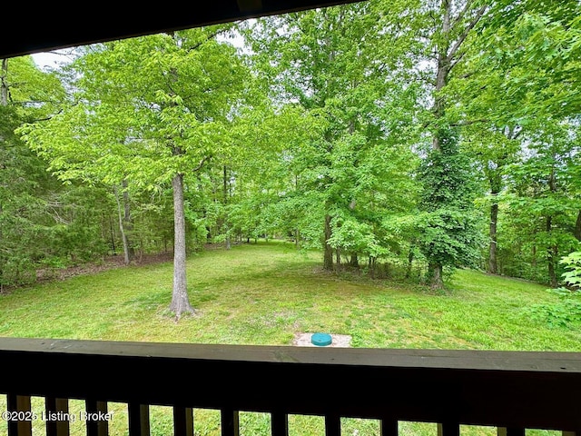 2212 Duff Rd, Leitchfield, KY 42754 - view of grassy yard with a wooded view