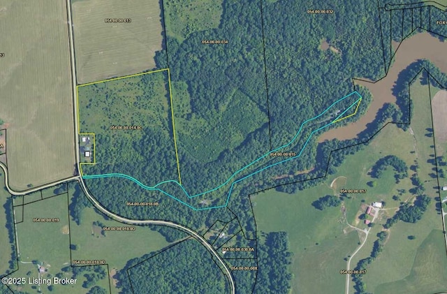 2212 Duff Rd, Leitchfield, KY 42754 - map / location featuring property boundaries highlighted