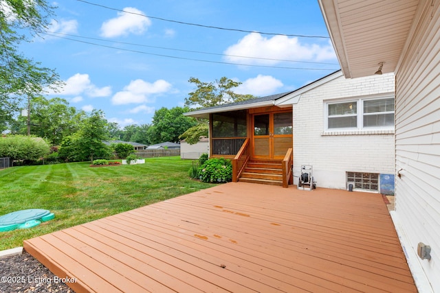 2804 Mayford Way, Louisville, KY 40220 - deck with a sunroom