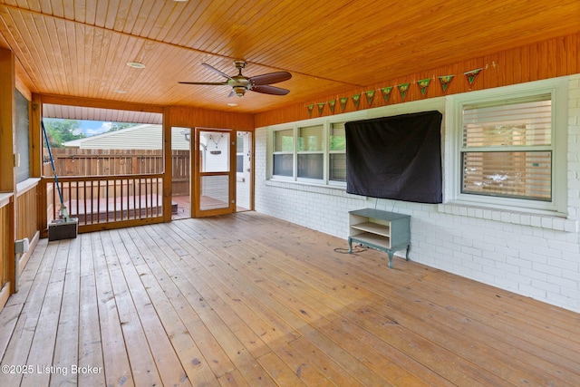 2804 Mayford Way, Louisville, KY 40220 - wooden terrace with a ceiling fan