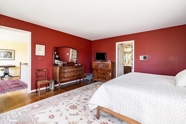 1309 S Buckeye Ln, Goshen, KY 40026 - bedroom featuring wood finished floors
