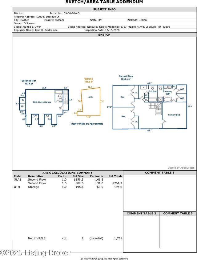 1309 S Buckeye Ln, Goshen, KY 40026 - home floor plan