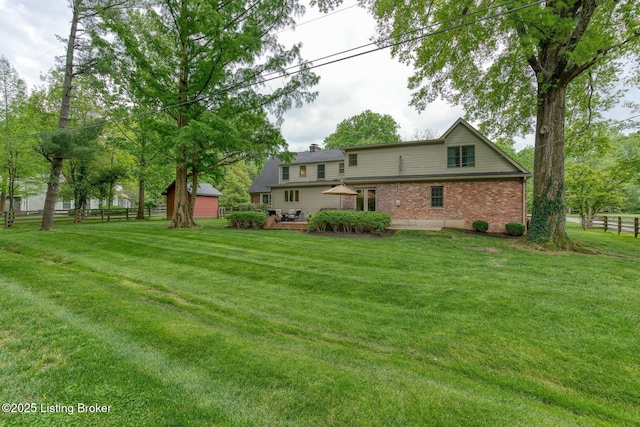 view of yard