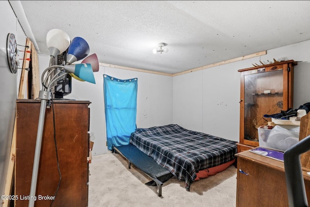 1115 Tilley Dr, Carrollton, KY 41008 - carpeted bedroom featuring a textured ceiling